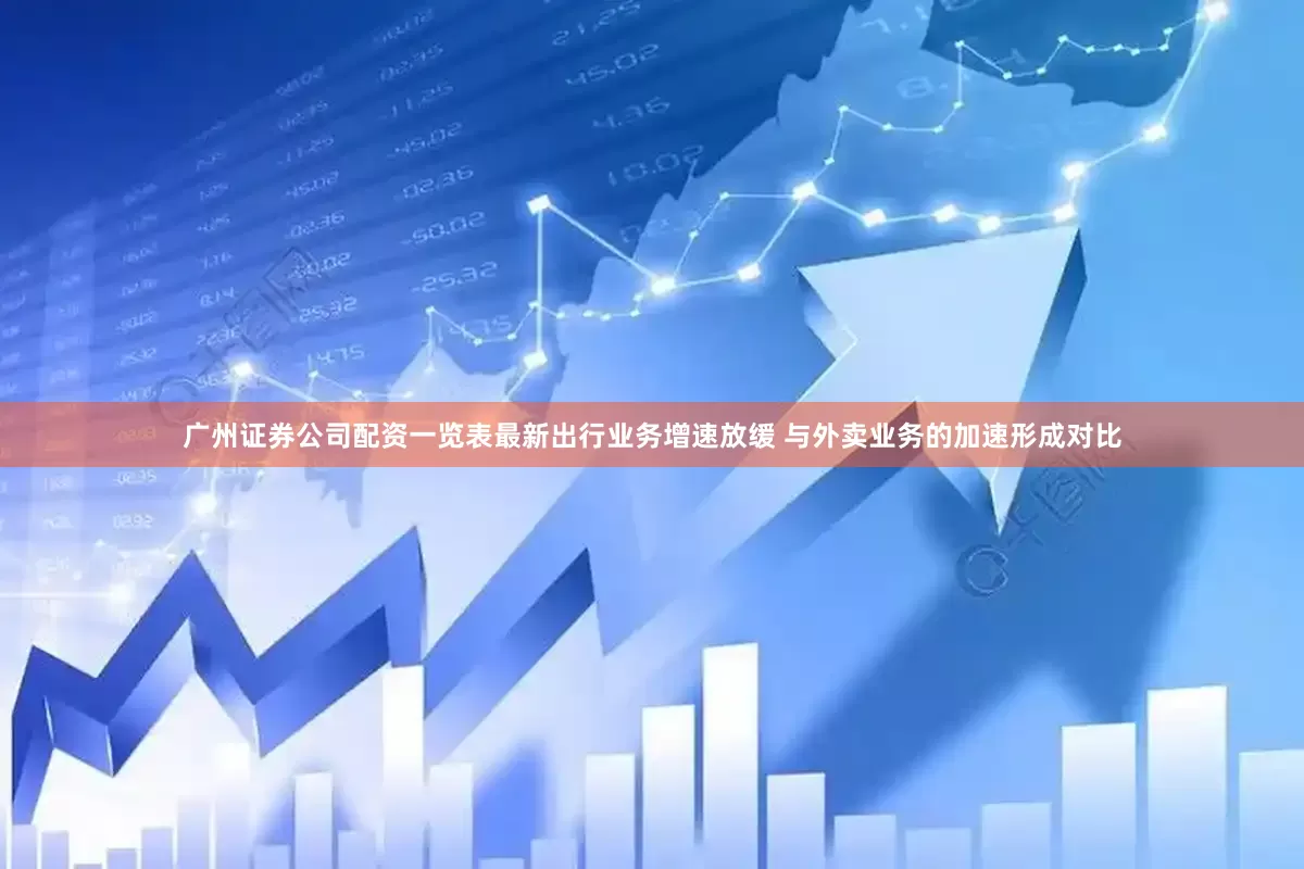 广州证券公司配资一览表最新出行业务增速放缓 与外卖业务的加速形成对比
